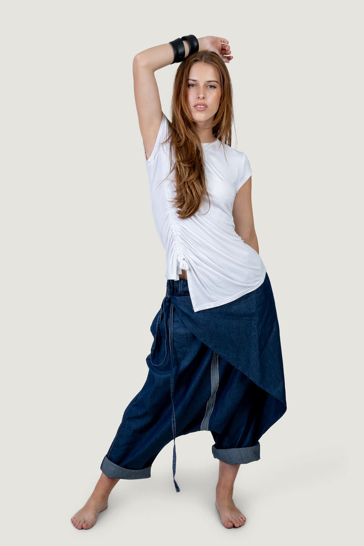 Denim Wrap Pant- UNISEX