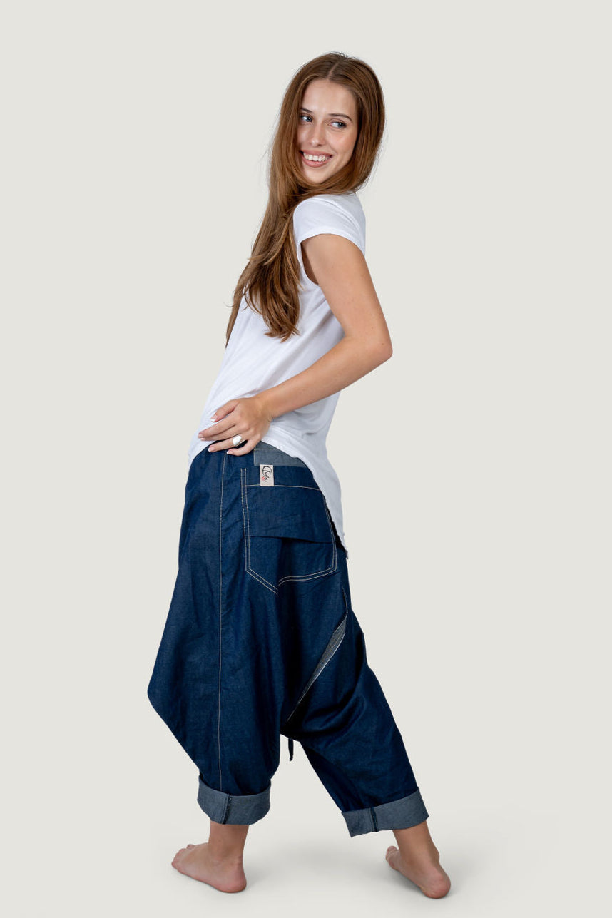 Denim Wrap Pant- UNISEX